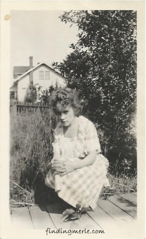Hazel_young woman_probably at Oakes st house_Tacoma around 1914 or so