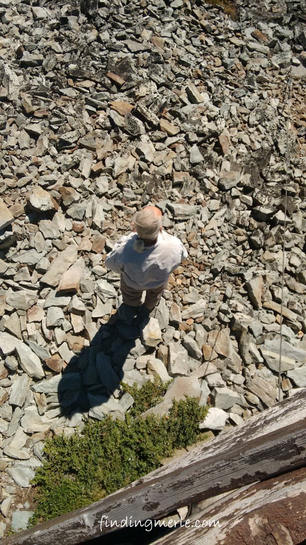 mt henry_edwin enjoying the view